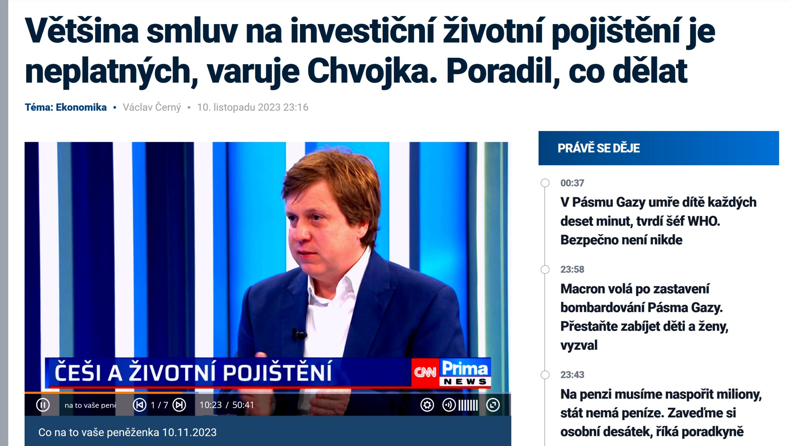 Většina smluv na investiční životní pojištění je neplatných